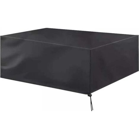 Garden Furniture Cover, 210D Oxford Fabric, Suitable for Table and Sofa Set (242 x 162 x 100cm)
