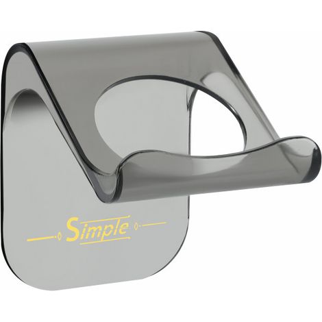 SHINING HOUSE Lot de 2 supports muraux pour rasoir électrique, support auto-adhésif, rangement utilitaire en plastique pour rasoir électrique, salle de bain, douche (noir)