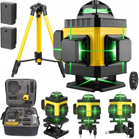 Extralink zestaw poziomica laserowa krzyżowa płaszczyznowa laser 4d ze statywem (1/5)