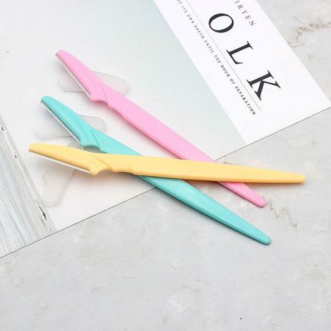outils exfoliants, rasoir à sourcils, housse de rasoir pour le visage pour femmes et hommes (1/5)