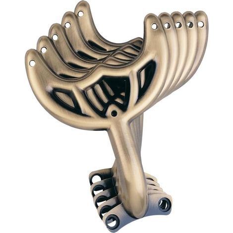 7740200 pales de ventilateur Bras 106, 7 cm Laiton antique (lot de 5) Cottage 5 Pack Antique Brass Finish (1/2)