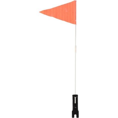 Lot de 2 drapeaux pour vélo enfant, fanion pour vélo, drapeau pour remorque de vélo, drapeau de sécurité pour vélo enfant (1/4)