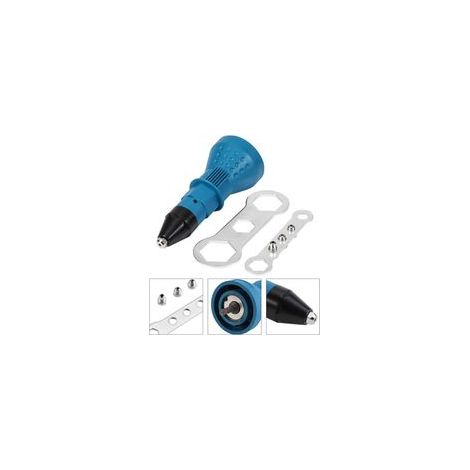Pistolet à rivets sans fil – Adaptateur pour tournevis – Compatible rivets 2,4 à 4,8 mm – Installation rapide et facile (1/5)