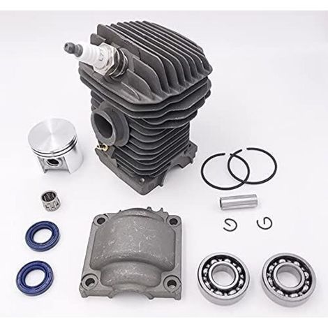 Kit de réfection moteur 42,5 mm pour tronçonneuses Stihl 023/025/MS230/MS250 – piston + cylindre en alliage aluminium (1/2)
