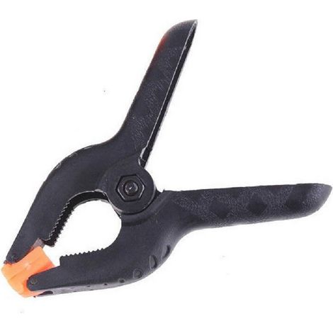 TrAdE Shop Traesio - Morsetto A Molla Nylon Pinza Morsetti Strettoio 150 Mm Apertura 60 Mm 91335 -