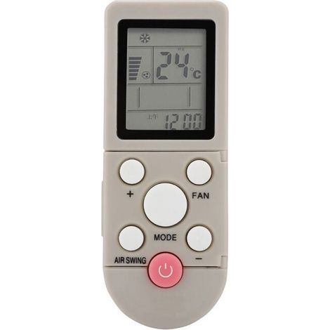 Telecomando universale AUX YKRf 001 per climatizzatore in ABS, compatibile con YKRf 09R/010 f 06 YKr f 016E. (1/5)