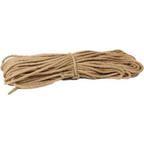 Corde de jute naturelle 14 mm x 10 m, idéale pour le jardinage, le bricolage et les griffoirs manuels pour chats (1/5)