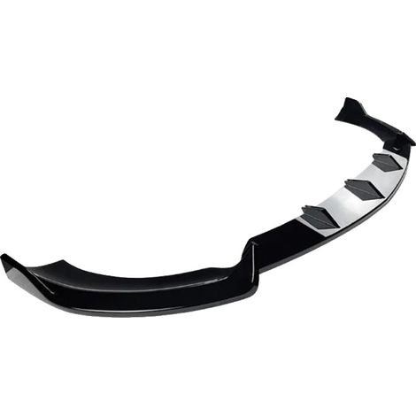 Spoiler delantero para parachoques de coche, plástico ABS duradero, fácil instalación, color hematita. (1/2)