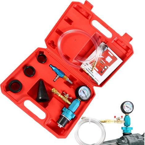 Kit de remplissage de liquide de refroidissement, kit de remplissage de liquide de refroidissement sous vide - Outil de remplacement du liquide de refroidissement du radiateur,Kit de purge du (1/5)