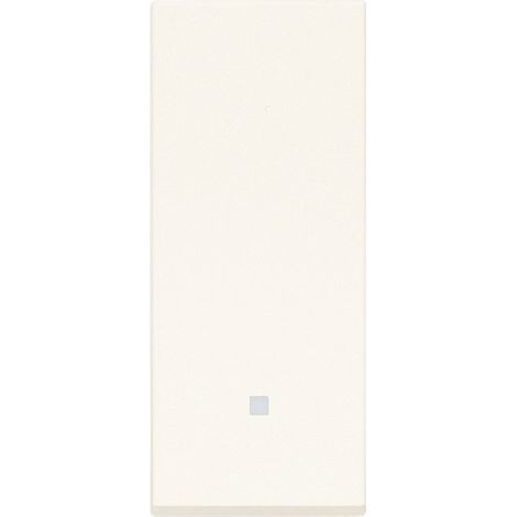 Tasto 1M Allineato Bianco Illuminabile ( VIMAR cod. 31000.B )