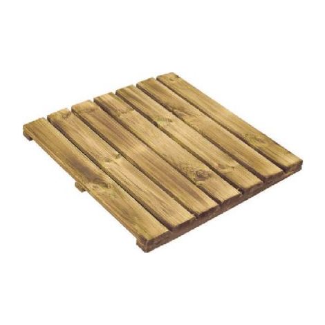PAVIMENTO PER ESTERNO IN LEGNO 40X40 PINO IMPREGNATO