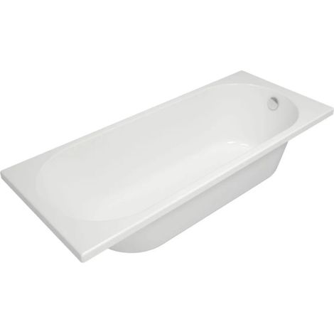 [JAMAIS UTILISE] Baignoire Rectangulaire Acrylique ALTERNA Verseau 4 170x70cm Blanc - 4925121 (1/5)