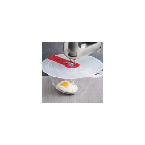 Couvercle anti-éclaboussures pour bol mélangeur 31 cm / 12,2 pouces, compatible micro-ondes, idéal pour la cuisine et la préparation des œufs.
