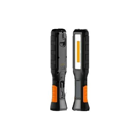 Wiederaufladbare Arbeitsleuchte de, KT HC, COB-Modell LED 700lm, idealfür Werkstatt- und Kfz-Anwendungen, Powerbank-Funktion, Magnet de-Befestigung und Drehhaken inklusive
