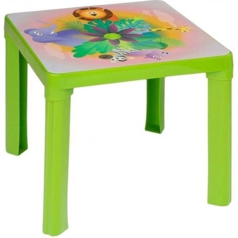 Tavolo di plastica verde