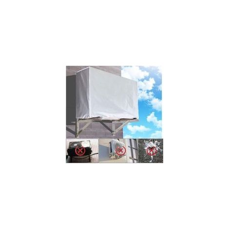 Housse de protection pour meubles de jardin, housse de climatiseur extérieur, housse de protection imperméable pour climatiseur extérieur, anti-poussière et anti-neige (dimensions : 100 x 41 x 80 cm) (1/4)