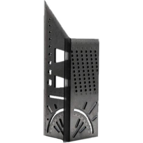 Pair Angle d'onglet 3D Angle Travail du bois 3D outil de mesure Règle de Mesure de Taille Carrée pour le Bois 45/90 Degrés Équerre 3D d'ongle (1/5)