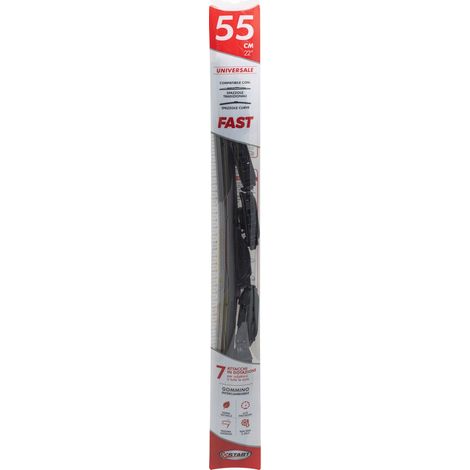 Spazzola tergicristallo singola Fast 55 cm - 22", per spazzole tradizionali e curve (1/4)