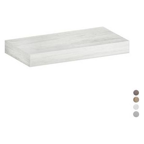 MENSOLA PER LAVABO MOD. UNIKA H 10 Misura: cm 140x46xH.10 Olmo Cemento