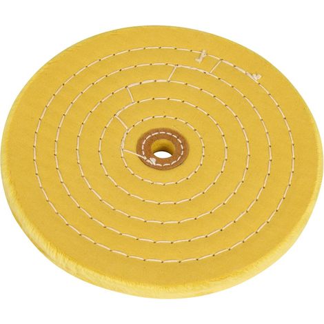 Sealey 200 x 16mm Buffing Wheel 16mm Bore - Coarse BG200BWC