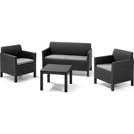 sillones 65x65x75 cm + sofa 75x126x65 cm + mesa 59x43 cm orlando (1/4)