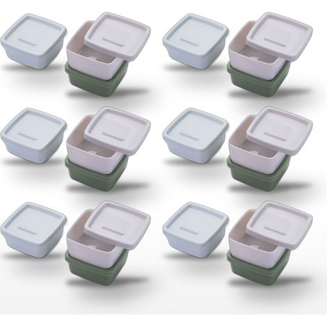 Lot de 6 boîtes hermétiques 3,5 cl avec 6 ustensiles de cuisine Fackelmann Storage (1/5)