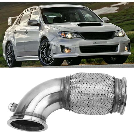 Modification de la voiture : coude à 90 degrés en V avec tuyau ondulé télescopique et bouchon (surpoids). (1/5)