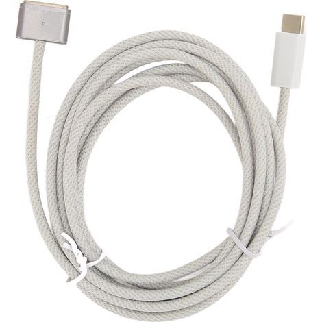 Câble de Charge Rapide USB-C vers MagSafe 3 140W pour MacBook Pro M1/M2 2021-2023, Gris Foncé