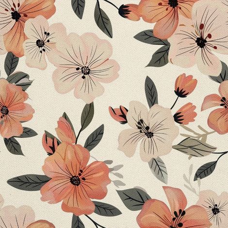 Tela decorativa para exteriores Oxford - Motivo floral I DX5515 (1/5)