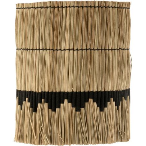 Abat-Jour Déco "Black Lombok" 50cm Naturel (1/4)