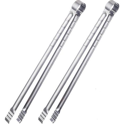 2-teiliges Küchenzangen-Set – 45 cm lange Grillzange aus Edelstahl zum Kochen und Grillen (1/5)
