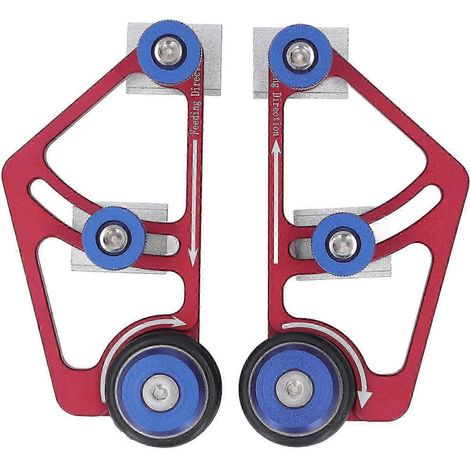 Scie circulaire de table pour le travail du bois, bloc coulissant, guide d'alimentation, rouleau (1/5)