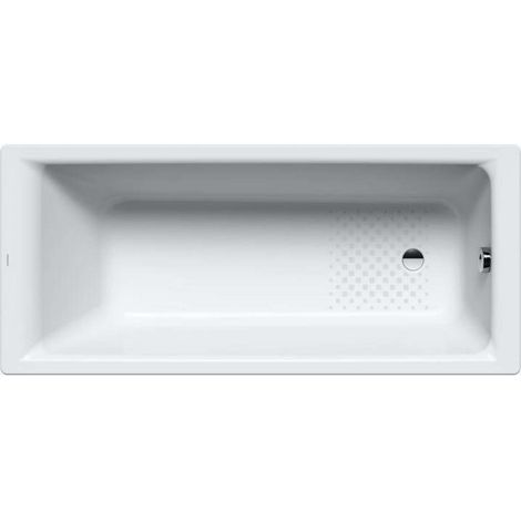 Kaldewei Badewanne Puro rechteckig 420x700x1600mm 105l Alpinweiß m. Antislip, ÜL, PEFF, o. GL (1/4)
