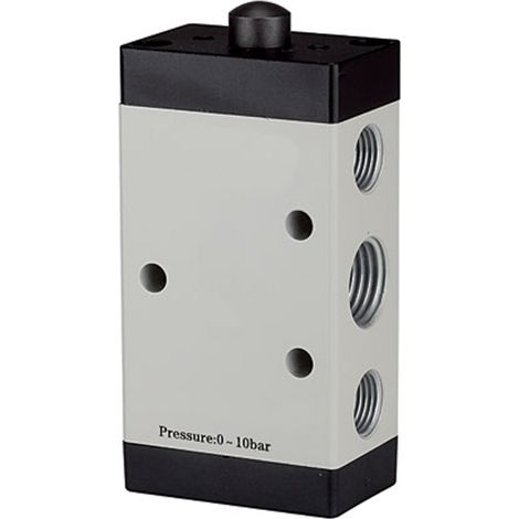 Riegler 5/2-Wegeventil, mechanisch betätigt, »M5«, Stössel, G 1/4 (1/3)