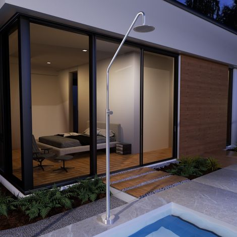 Imex -  Ducha Piscina Exterior Acero S.316 Acero Serie  Alaska
