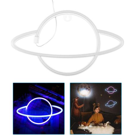 Néons suspendus à LED, utilisés dans les murs de la chambre, les fêtes d'anniversaire dans la chambre (1/5)