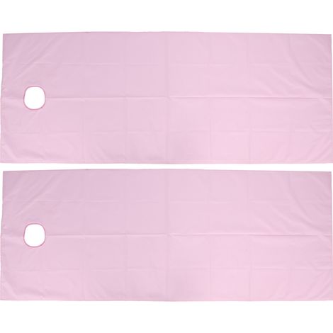 Lot de 2 Draps de Table de Massage SPA Rose, Respirant, Résistant à l'Huile et Imperméable, Housse pour Lit de Soin Esthétique, Couverture de Salon de Beauté (1/5)