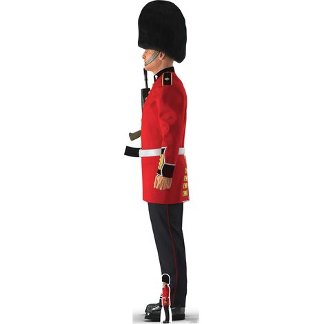 Figurine en carton Garde du Palais Royal - tourné vers la gauche - Haut 196 cm (1/5)