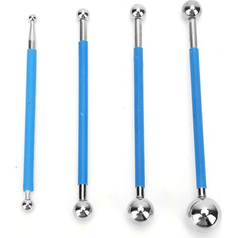 4 Pièces Outil de Réparation de Joint de Sol de Carrelage Double Boule Pressée en Acier Colle de Coulis de Sol en Céramique Grattage Outils de Construction (1/5)