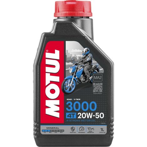Olio motore Motul 3000 4T 20W50 1L (minerale)