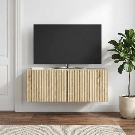Wandmontierter TV-Schrank Sonoma-Eiche 78,5 x 31 x 30 cm (1/5)