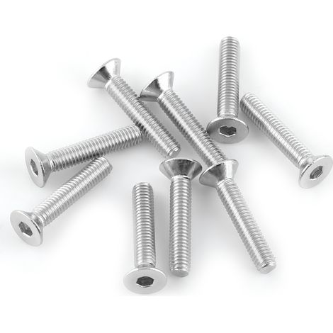 300 Stück M3 Innensechskantschrauben mit Flachkopf aus Edelstahl SS304 – Sortierbox (1/5)