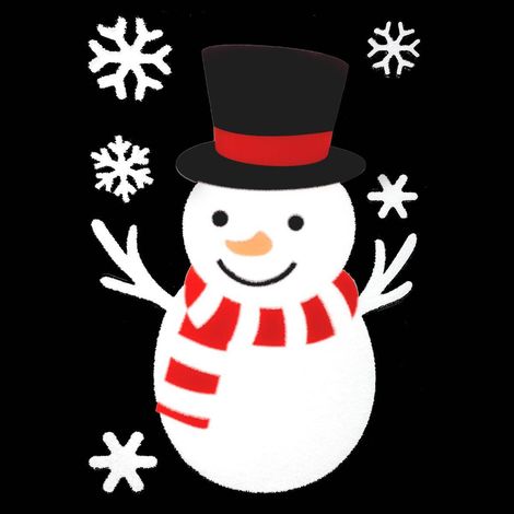 Schneemann-Aufkleber - Feeric lights & christmas