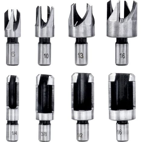 8Pcs Bois Coupe-Pince Droite/Conique Type De Griffe Mèches