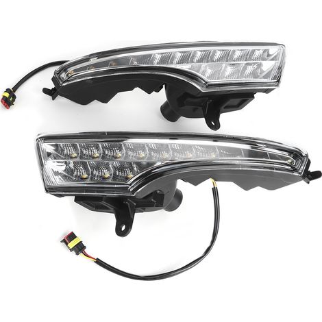 Deux feux de jour à LED avec clignotants bicolores, compatibles avec les modèles Nissan Altima 2013-2015. (1/5)