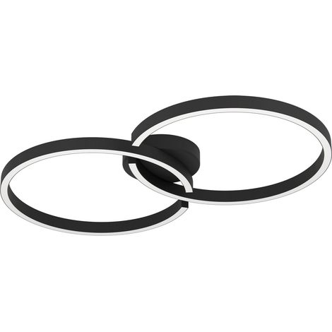 Panneau LED Amandolo, plafonnier dimmable avec télécommande, lampe de (1/5)