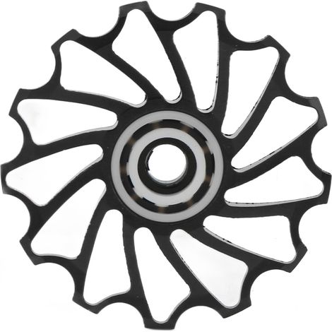 Galet de guidage pour dérailleur arrière WAKE Bike, en alliage d'aluminium avec roulements en céramique, pour VTT, noir (1/5)