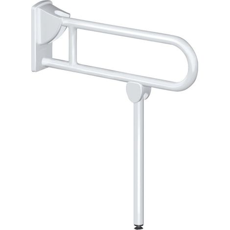 Poignée relevable avec béquille D32 Nylon HR blanc 850 mm Réf 5170N (1/2)