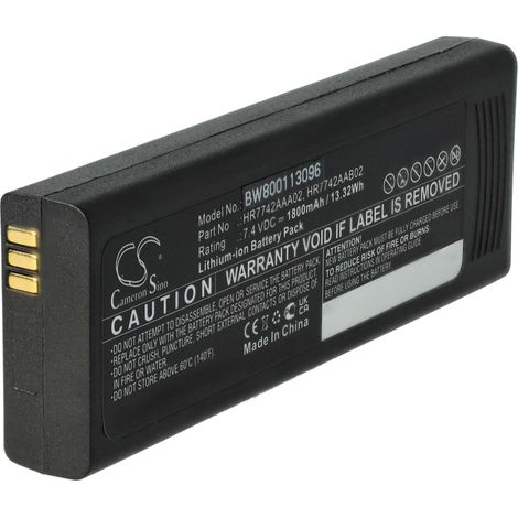 vhbw Akku kompatibel mit EADS TPH700, P3G Funkgerät, Walkie Talkie (1800 mAh, 7,4 V, Li-Ion)