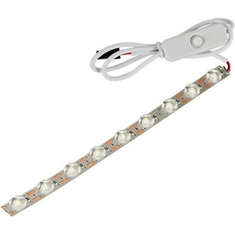 Bande LED en bambou 6500K 24V pour imprimante 3D Bambu Lab A1/A1 Mini Light, accessoires pour imprimante 3D, 480 mm (1/5)